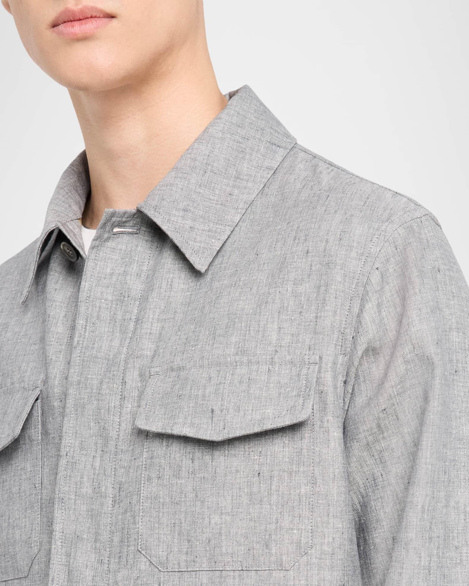 Men's Linen Four-Pocket Field Jacket Product Image