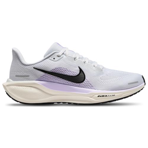 Nike Womens Nike Air Zoom Pegasus 41 - Womens Running Shoes White/Black/Hyper Violet Product Image