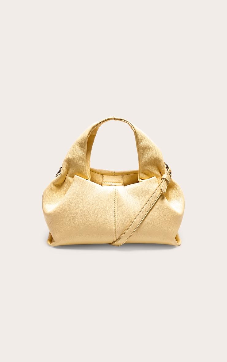  Butter Cream Slouchy Mini Pu Handbag Product Image