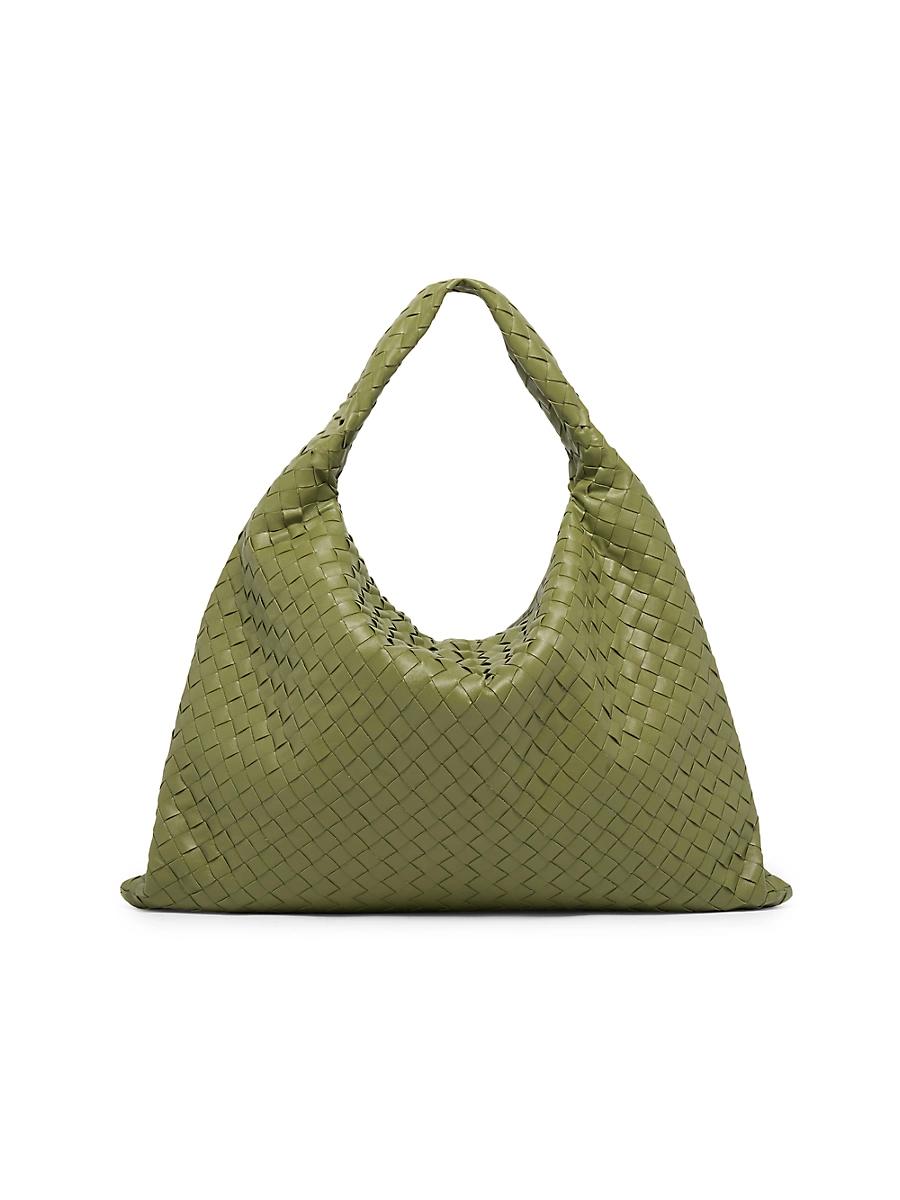 Womens Large Hop Leather Hobo Bag Product Image