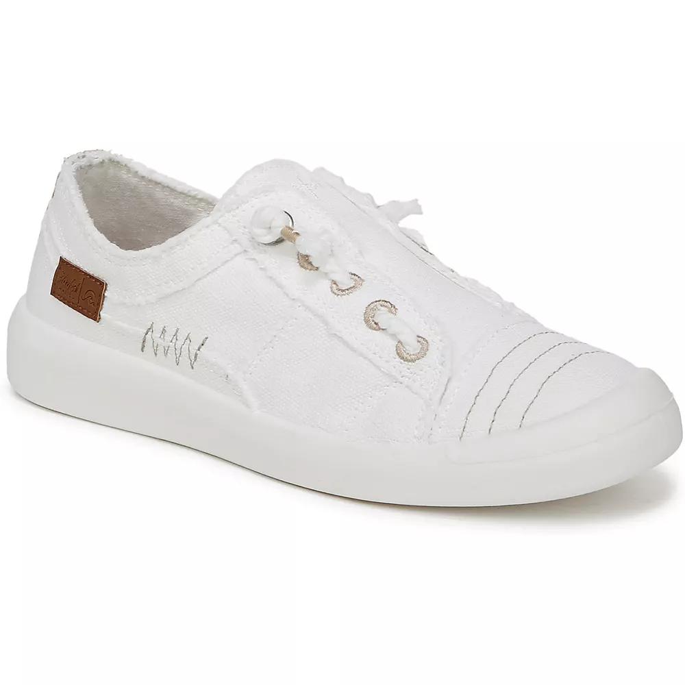 Blowfish Malibu Beachside Women's Slip-On Shoes, Size: 7, White Light Blue Product Image