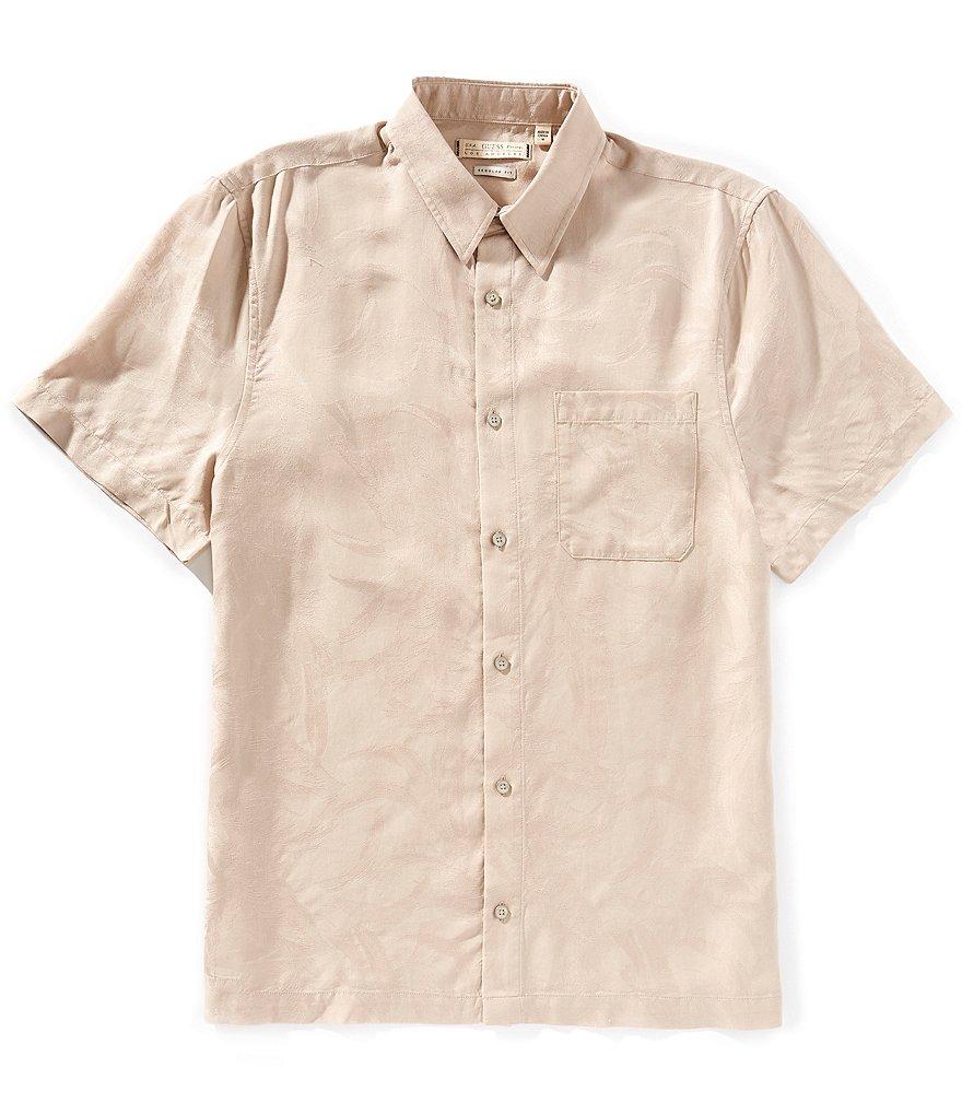 Guess Short Sleeve Jacquard Shirt Product Image