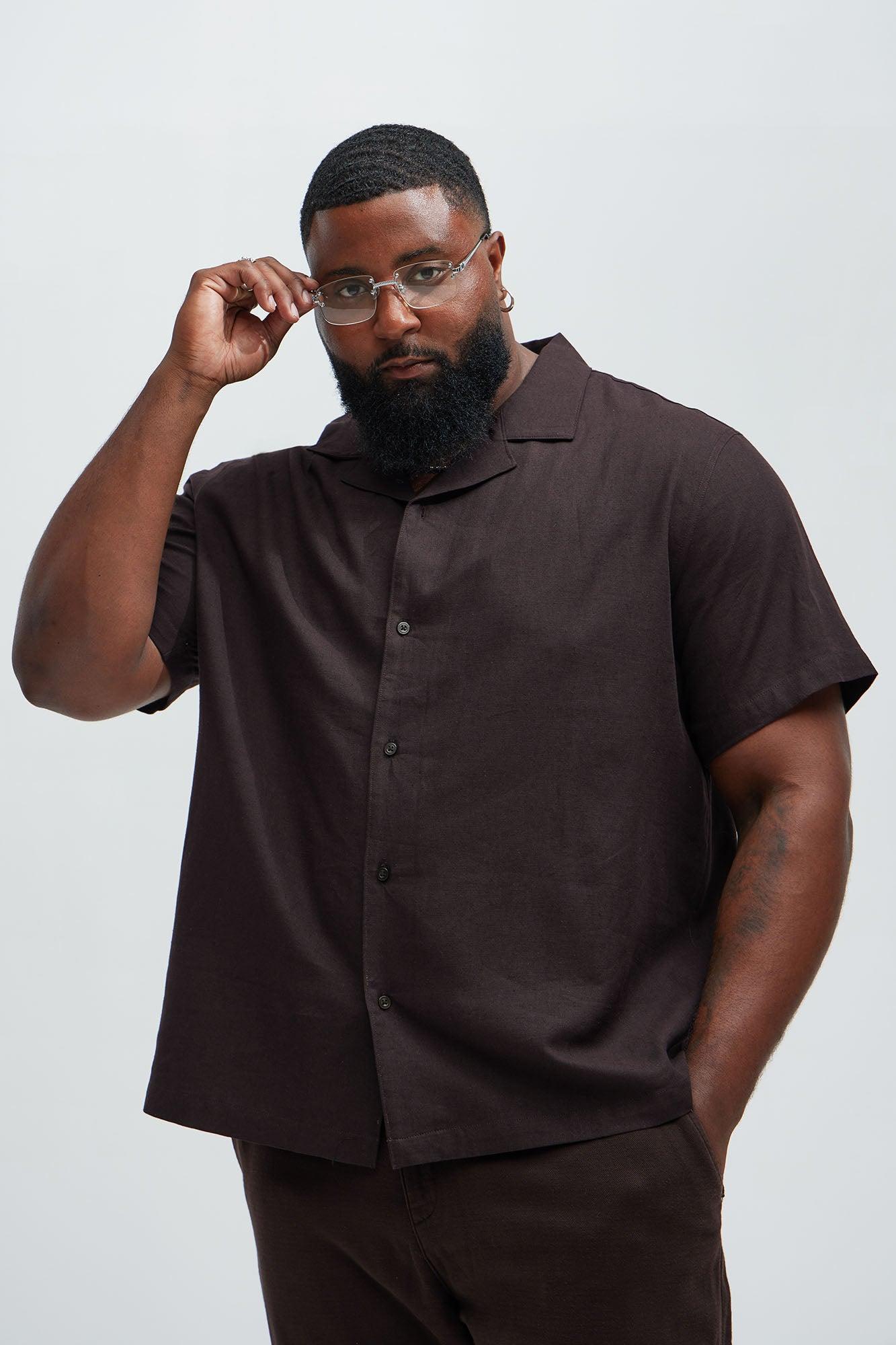 Bahamas Linen Shirt - Brown Product Image