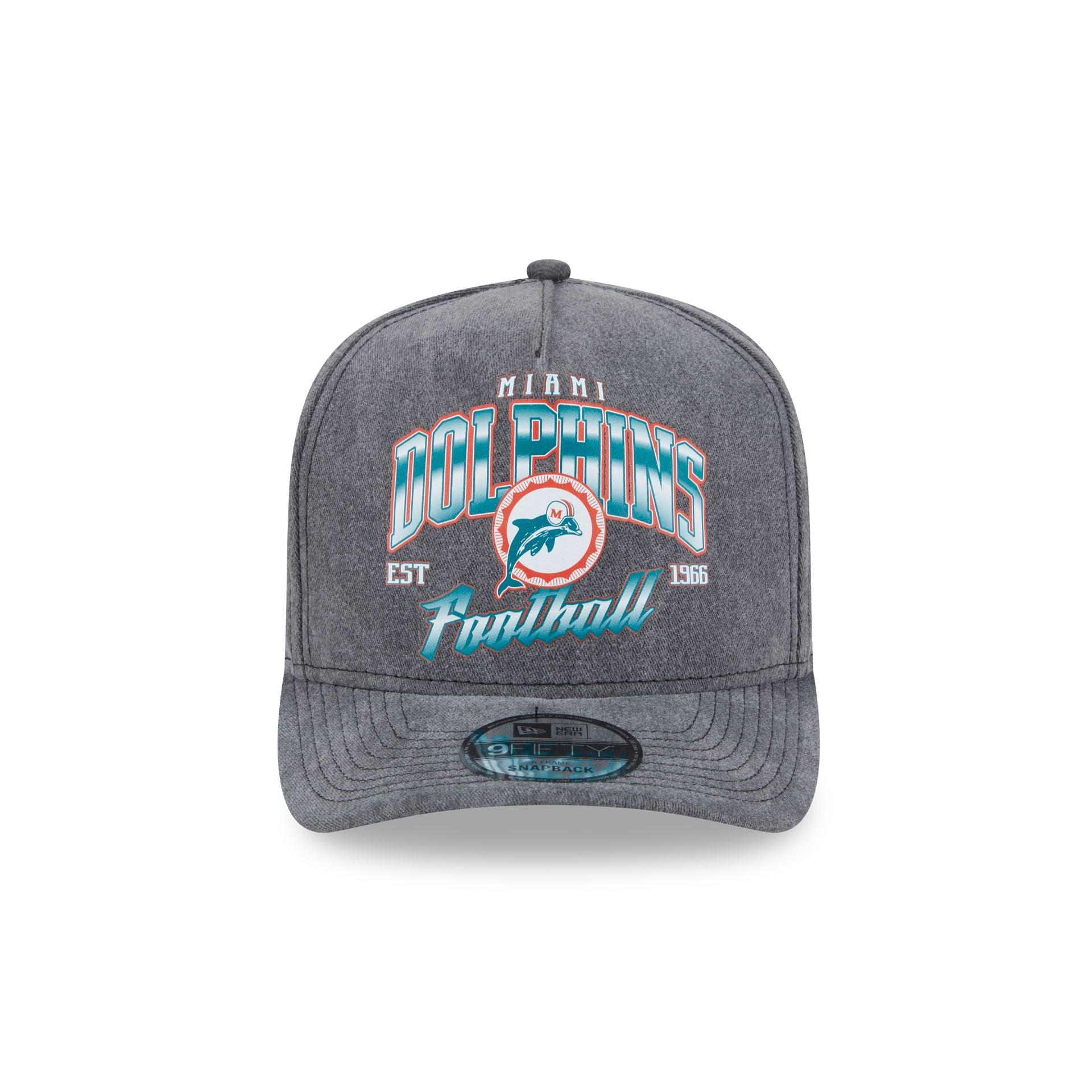 Miami Dolphins Washed 9FIFTY A-Frame Snapback Hat Male Product Image