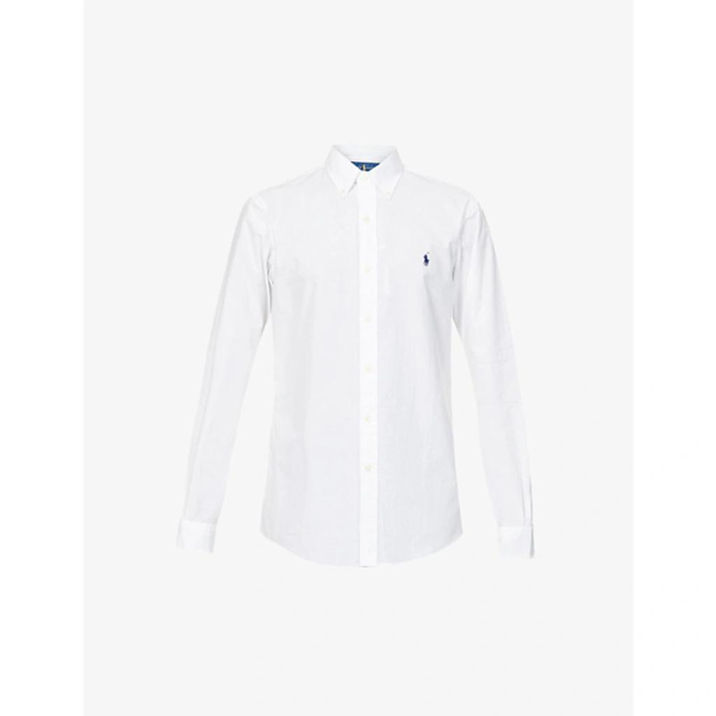 POLO RALPH LAUREN Long Sleeve Sport Shirt Clothing In White Product Image