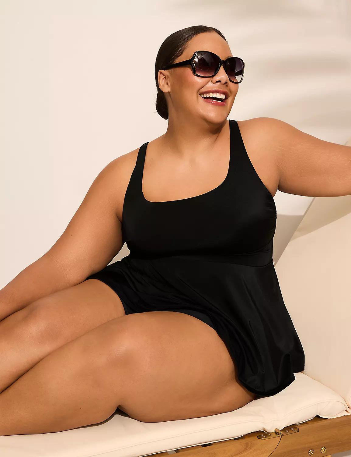 No-Wire Swing Tankini Top Product Image