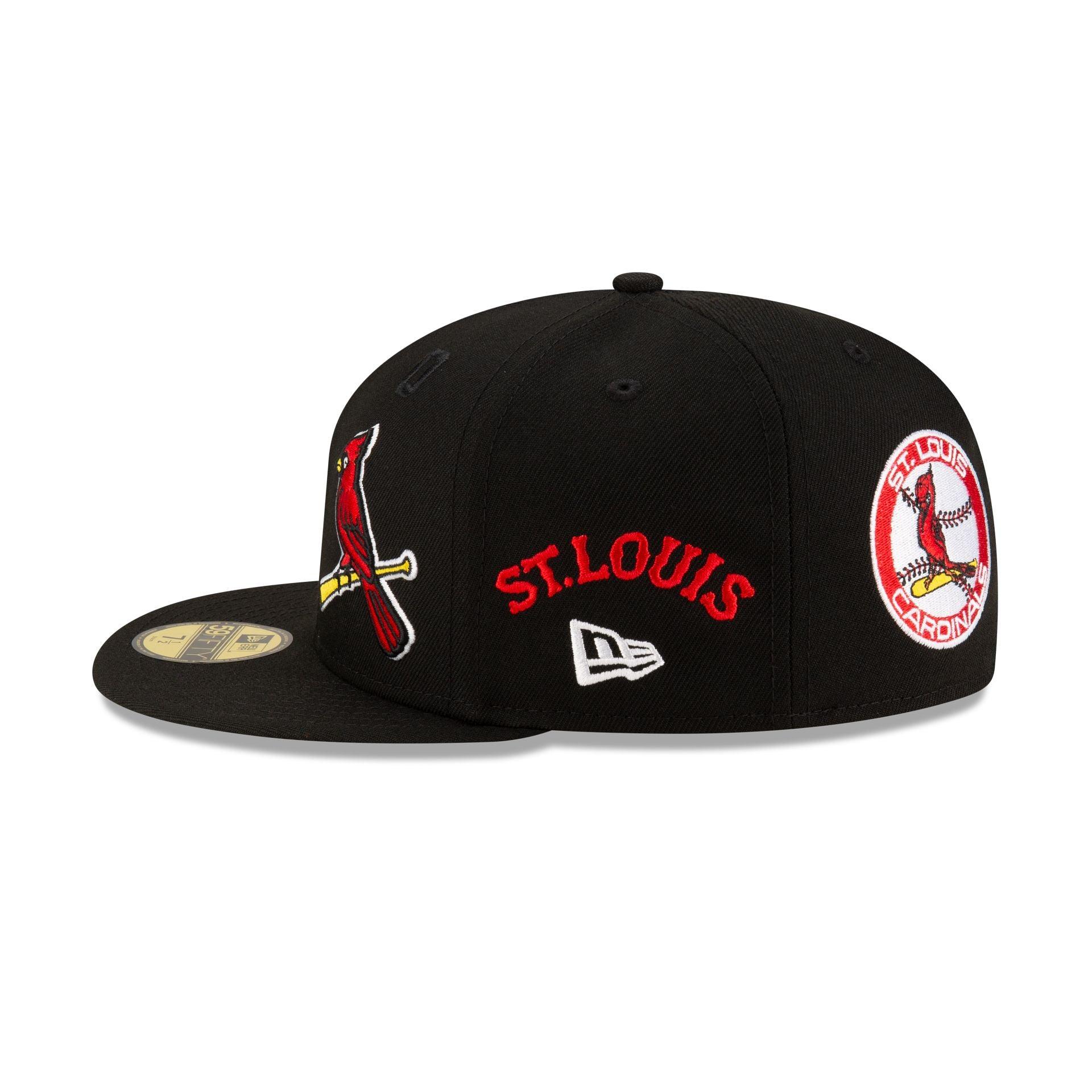 Jayson Tatum x St. Louis Cardinals Black 59FIFTY Fitted Hat Male Product Image