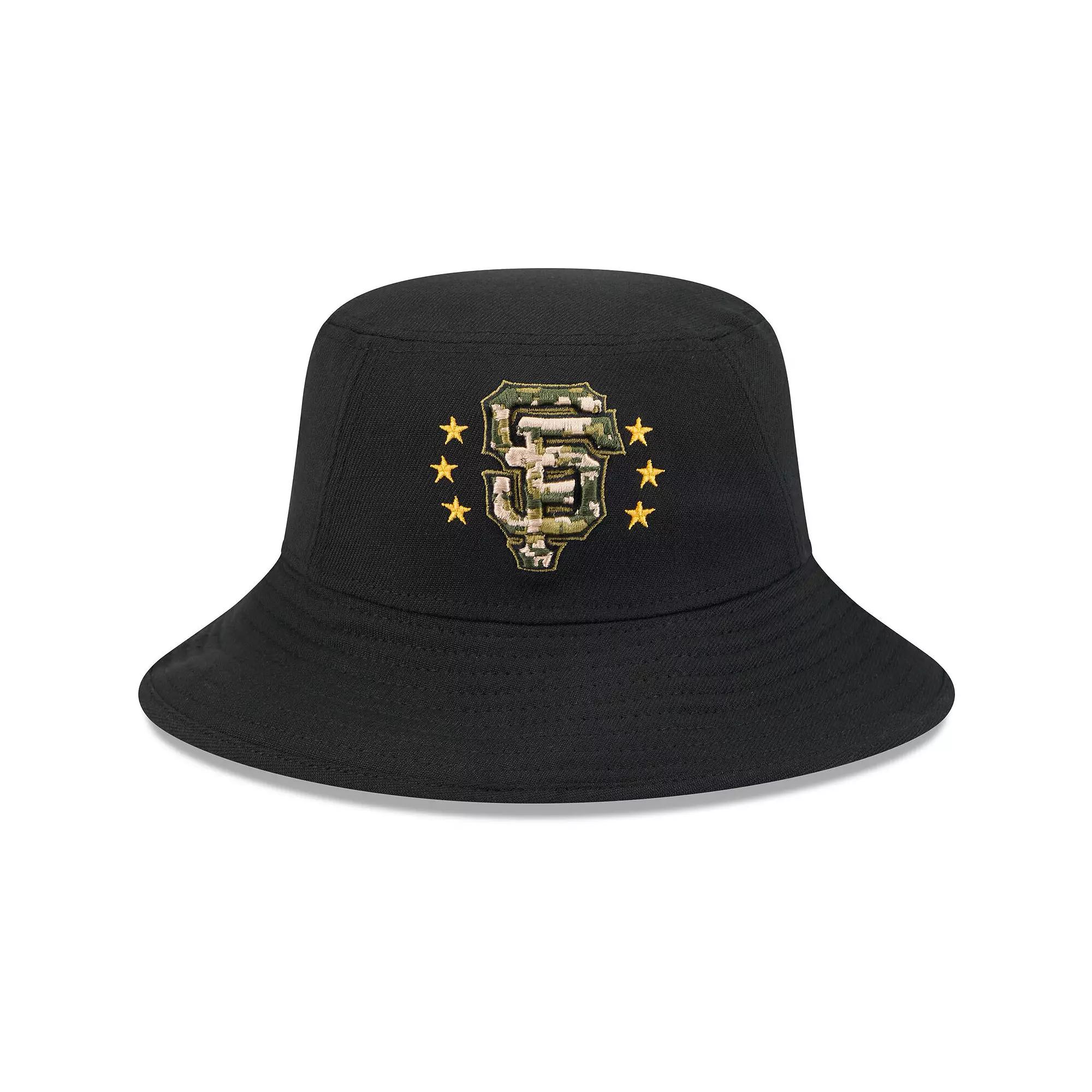 Men's New Era Black San Francisco Giants 2024 Armed Forces Day Bucket Hat Product Image