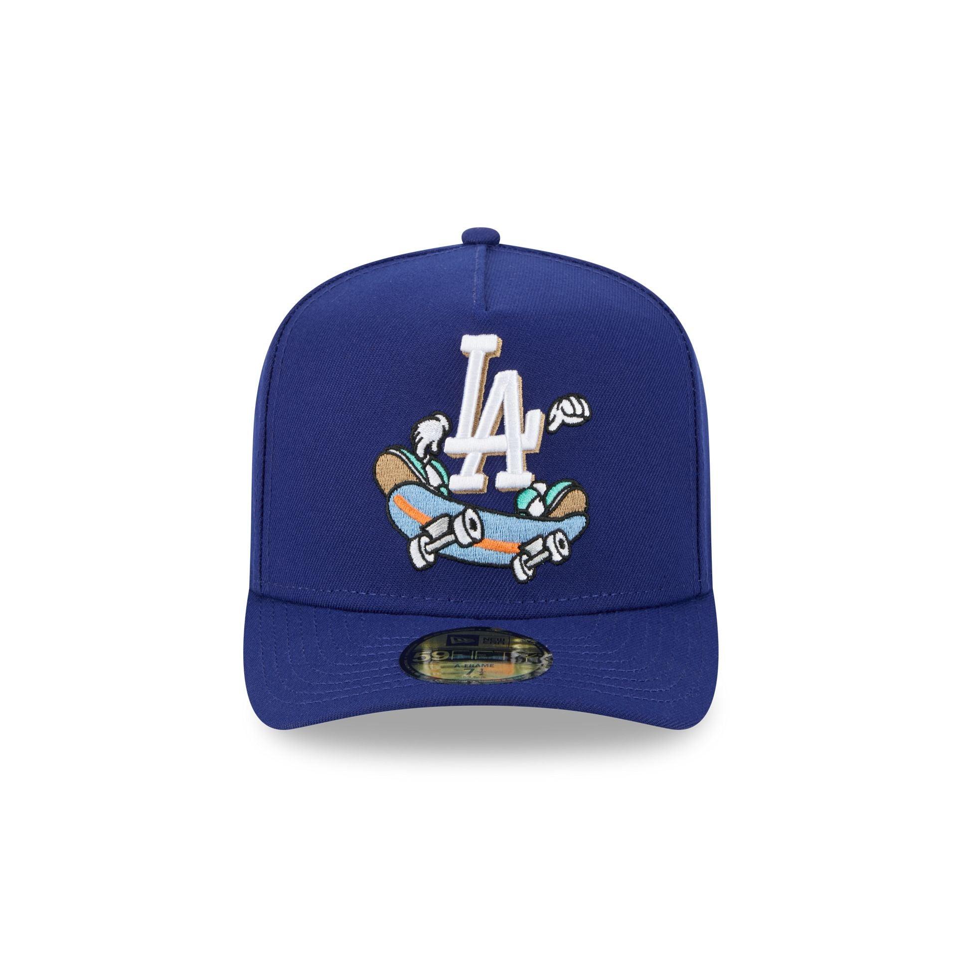 Los Angeles Dodgers Cartoon 59FIFTY A-Frame Fitted Hat Male Product Image