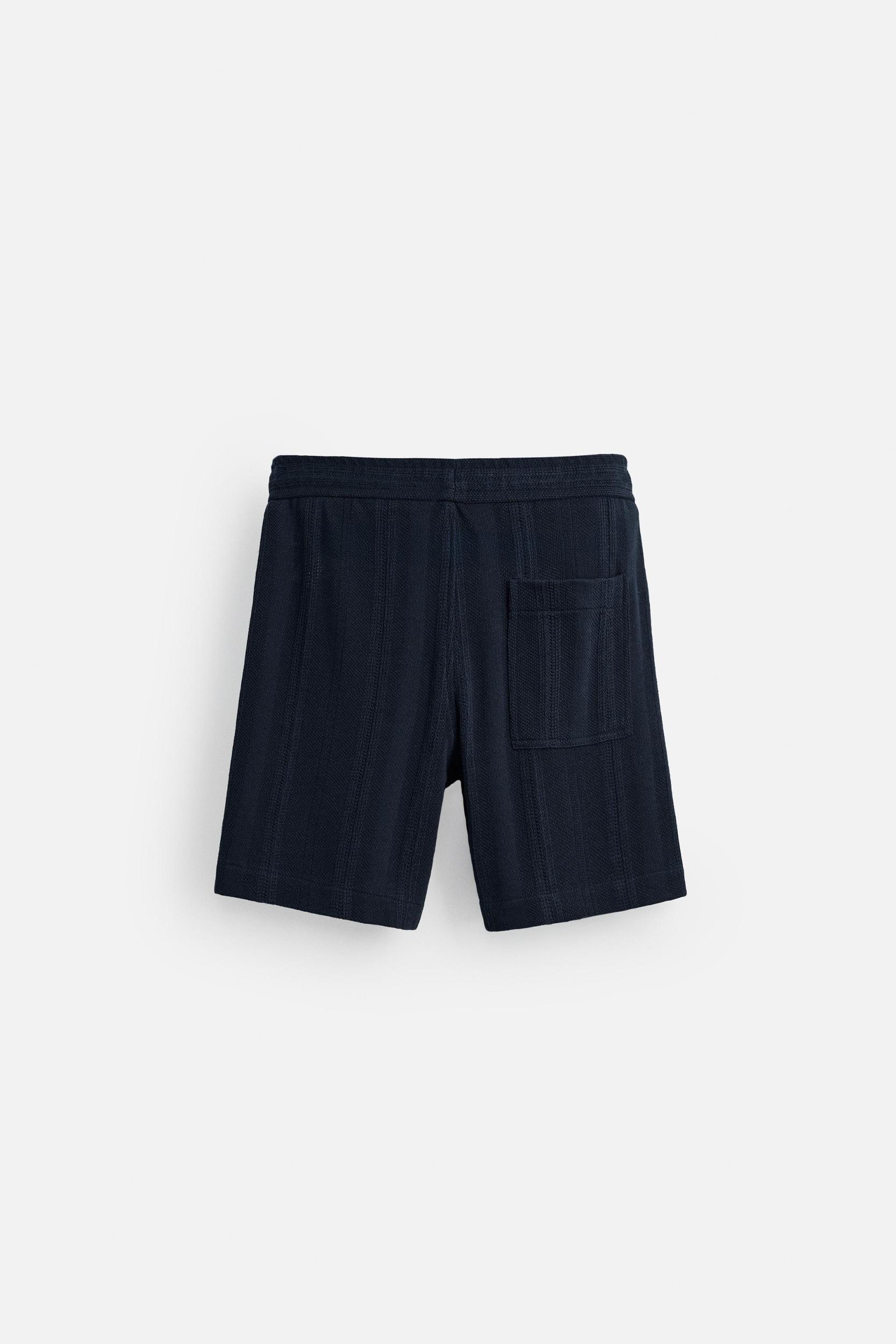 STRIPED JACQUARD SHORTS Product Image