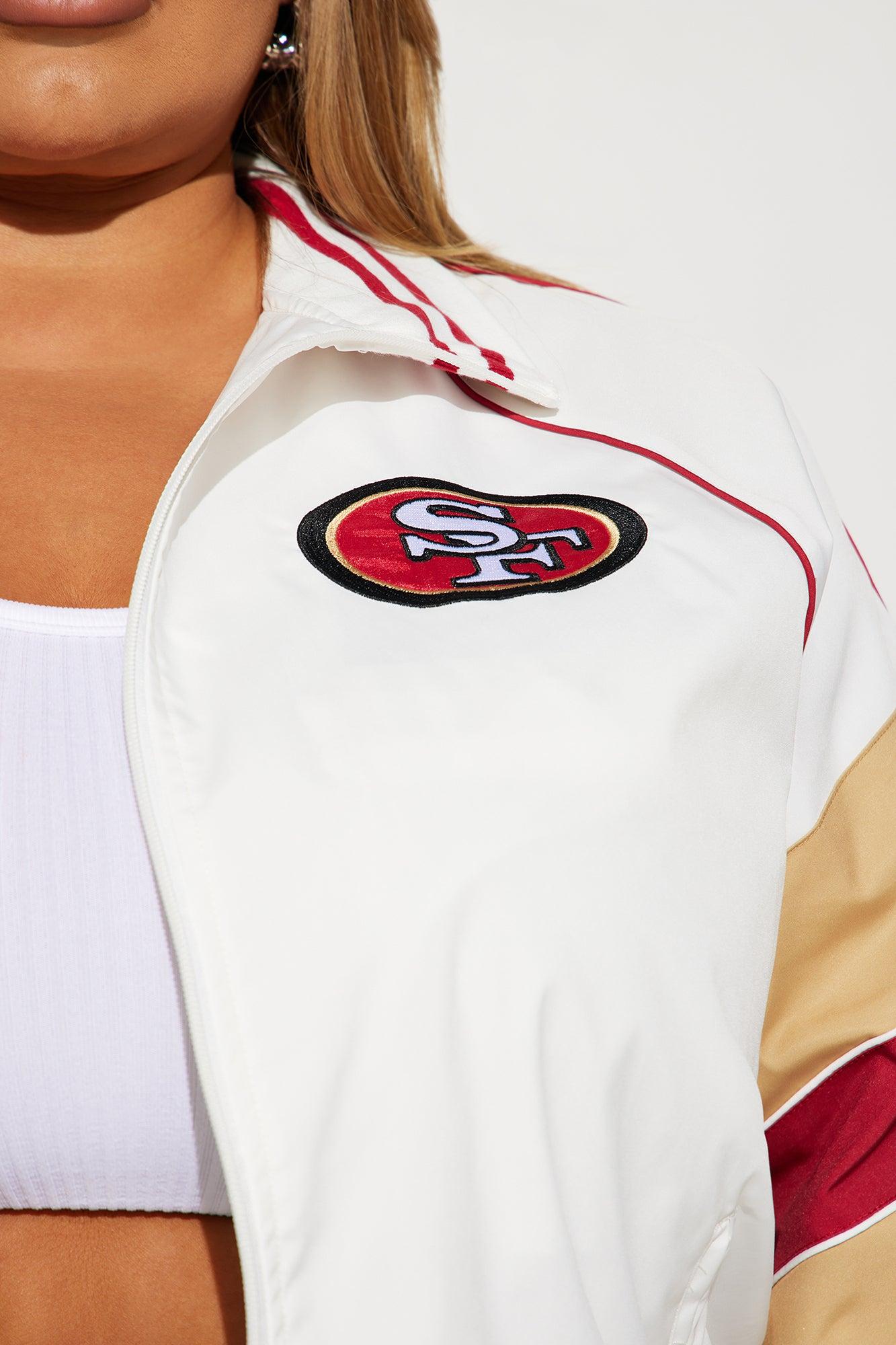 49ers Vintage Windbreaker - White Product Image