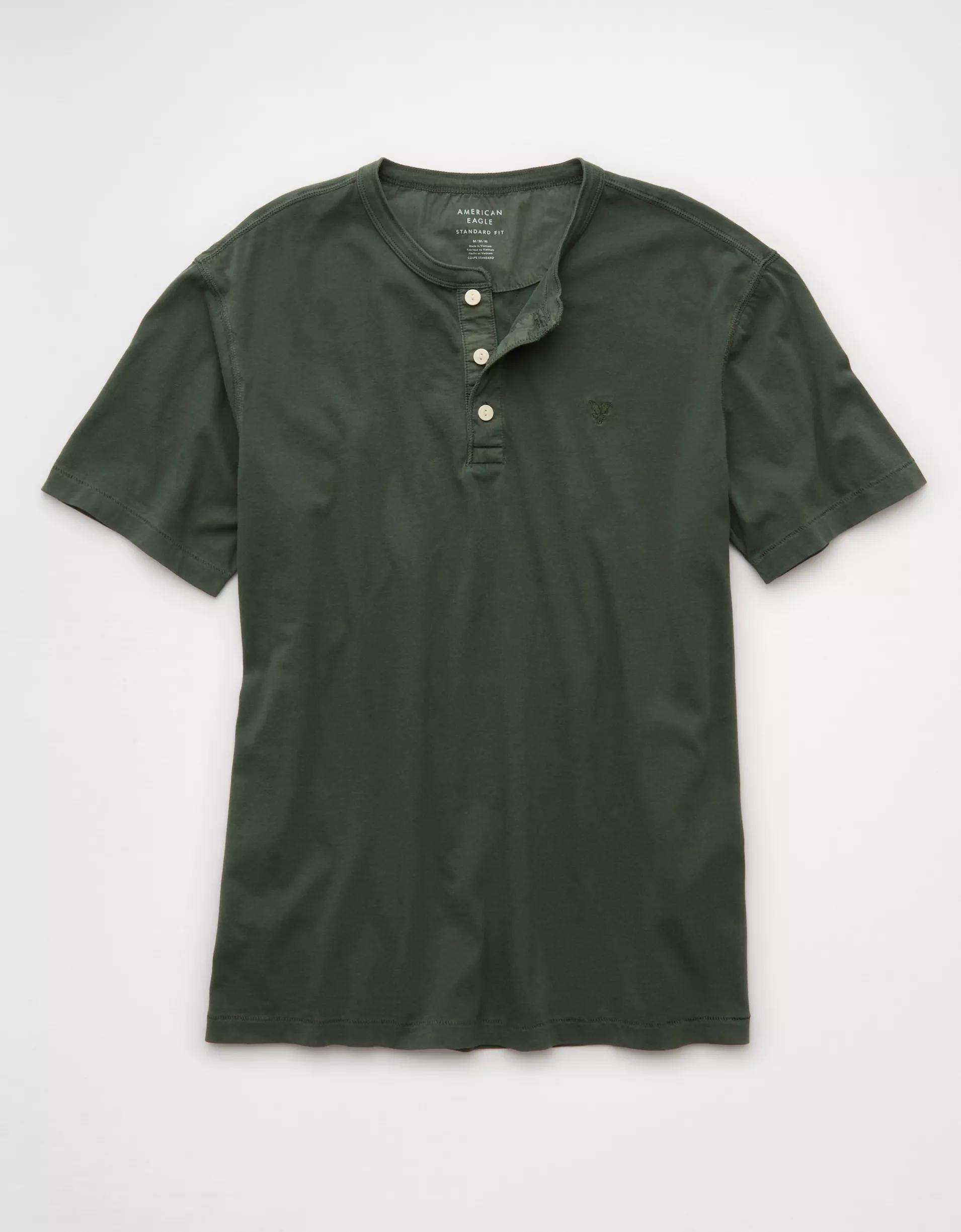 AE Lived-In Henley T-Shirt Product Image