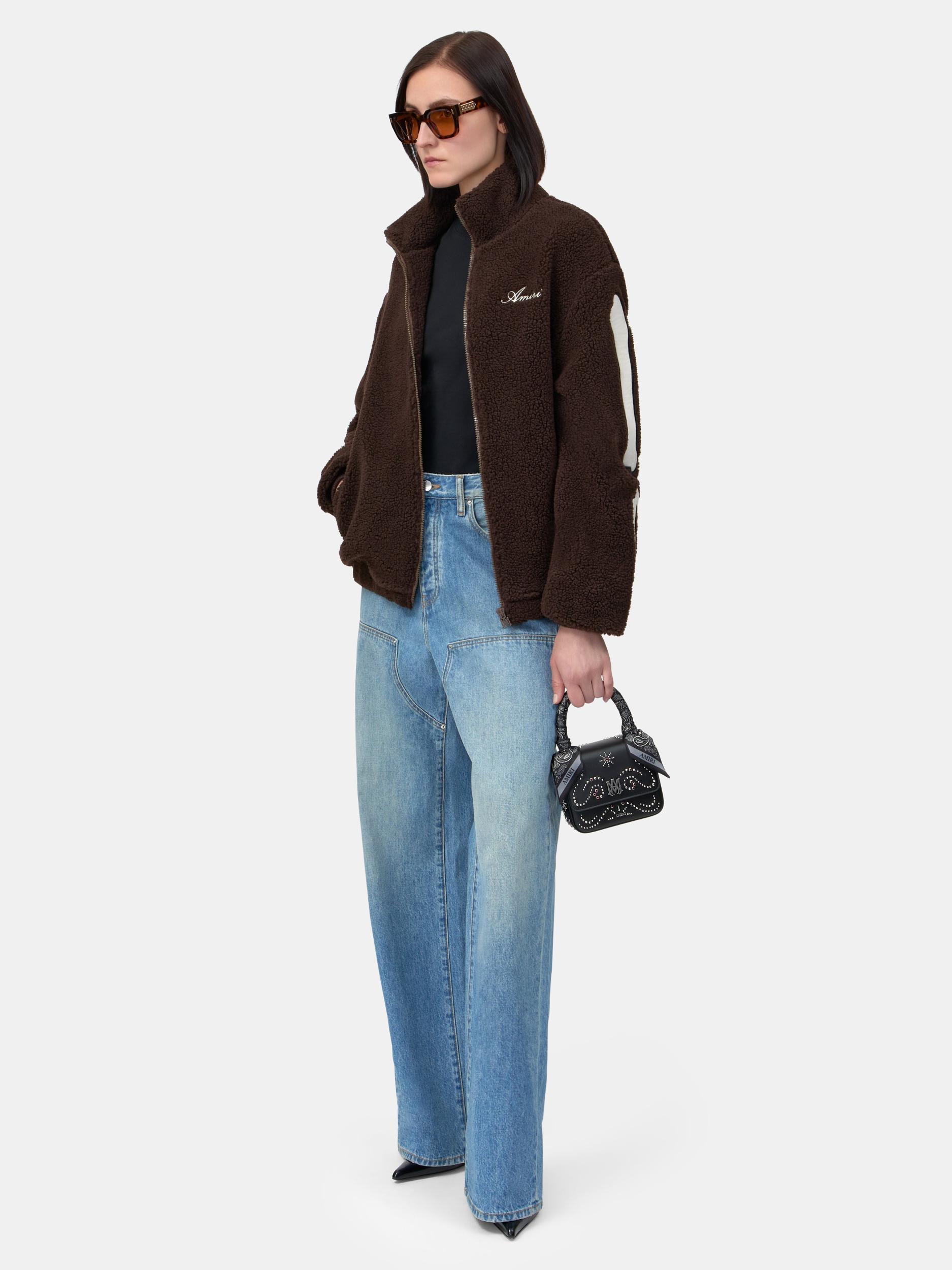 WOMEN - WOMEN'S BONES FLEECE JACKET - DARK BROWN Female Product Image