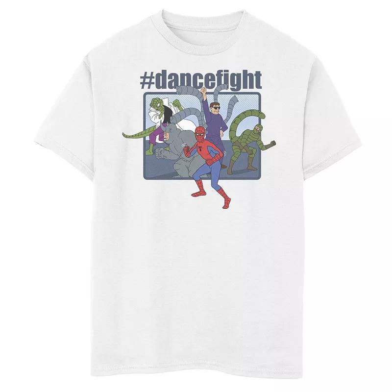 Boys 8-20 Marvel Spider-Man And Villains #dancefight Portrait Panel Graphic Tee, Boy's,  Product Image