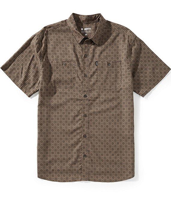 JETTY Seabrite Short Sleeve Woven Shirt Product Image