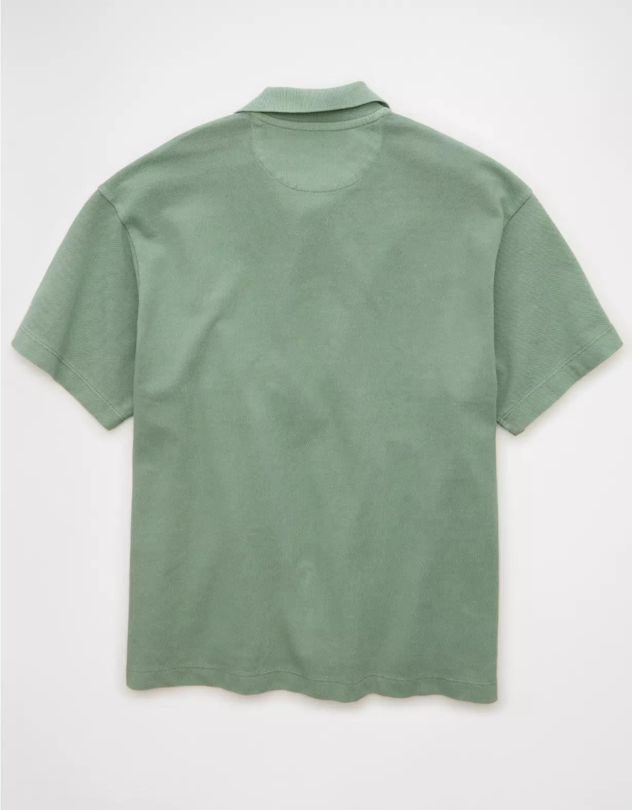 AE Boxy Polo Shirt Product Image