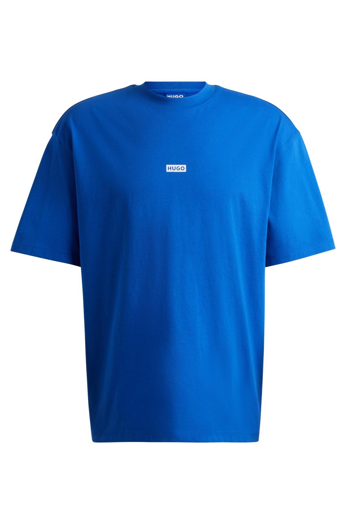 Loose-fit T-shirt in cotton with rear logo artwork Product Image