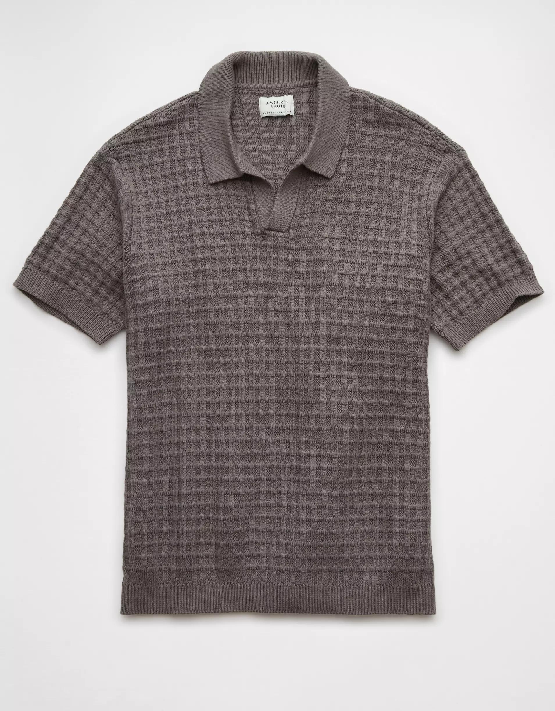 AE Weekend Sweater Polo Shirt Product Image