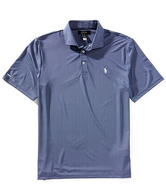 Polo Ralph Lauren RLX Golf Classic Fit Geo Print Performance Stretch Short Sleeve Polo Shirt Product Image
