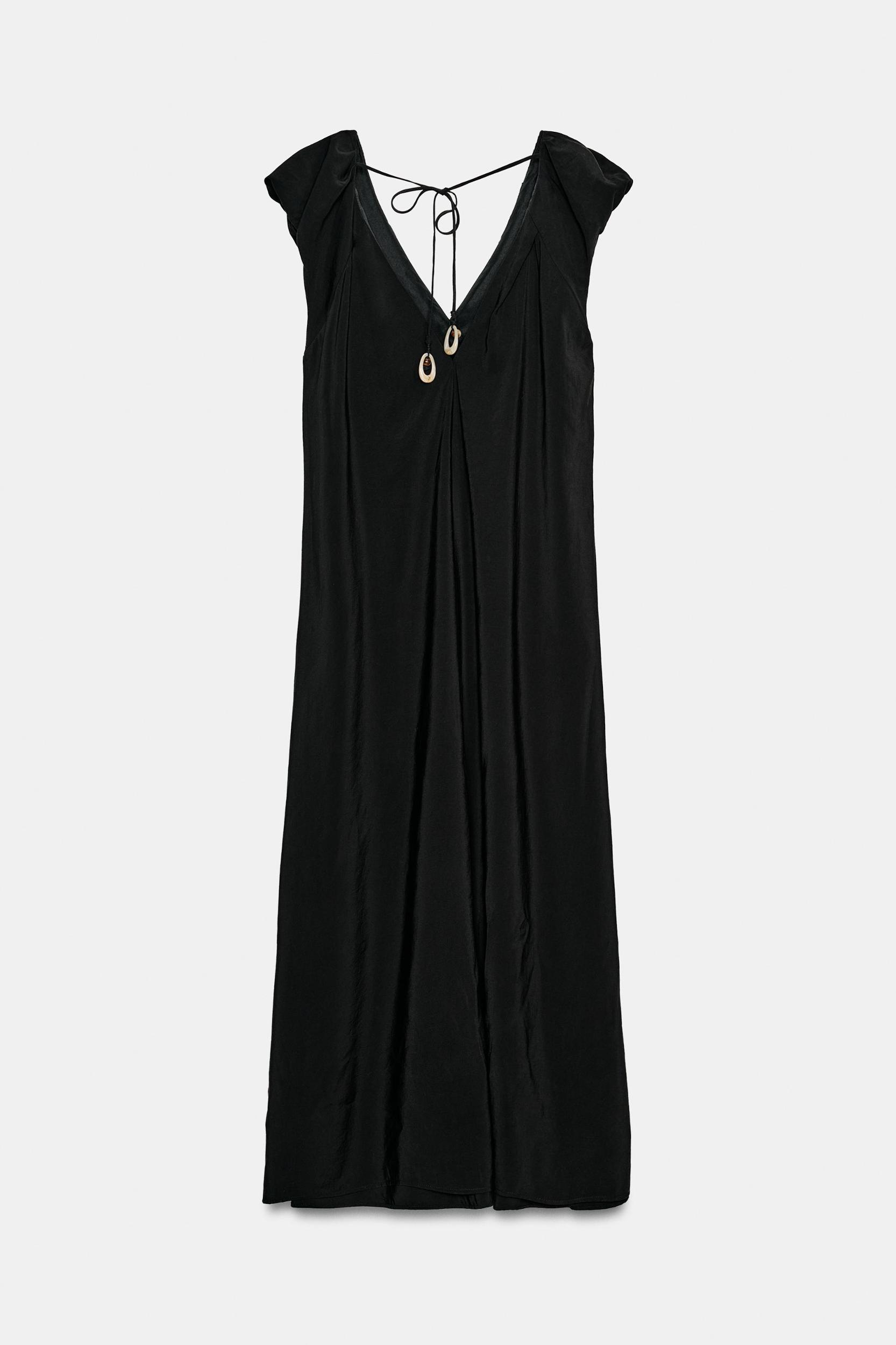 LONG PUFF SLEEVE DRESS Product Image
