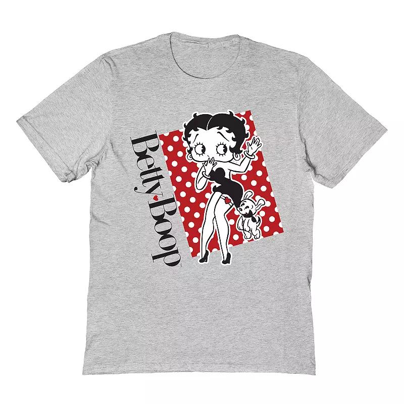Men's Betty Boop T-Shirt, Size: Large, Sport Grey Product Image