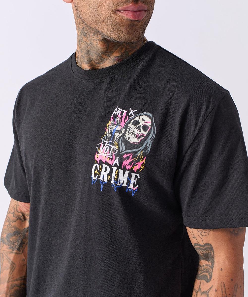 Chaos Short Sleeve Tee - Black Product Image