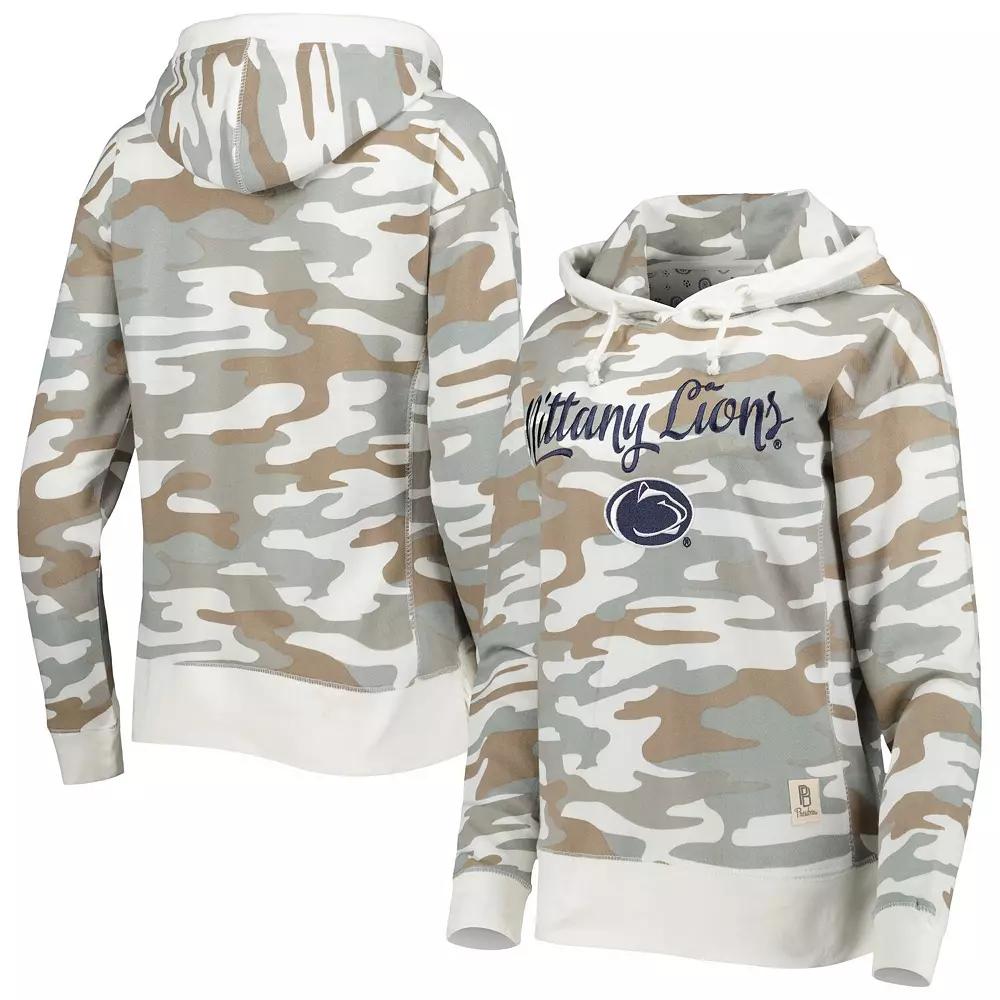 Women's Pressbox Camo Penn State Nittany Lions San Pablo Pullover Hoodie, Size: Small, Green Product Image