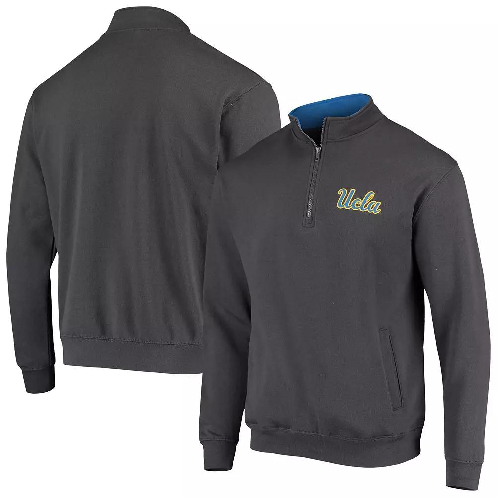 Men's Colosseum Charcoal UCLA Bruins Tortugas Logo Quarter-Zip Jacket,  Product Image