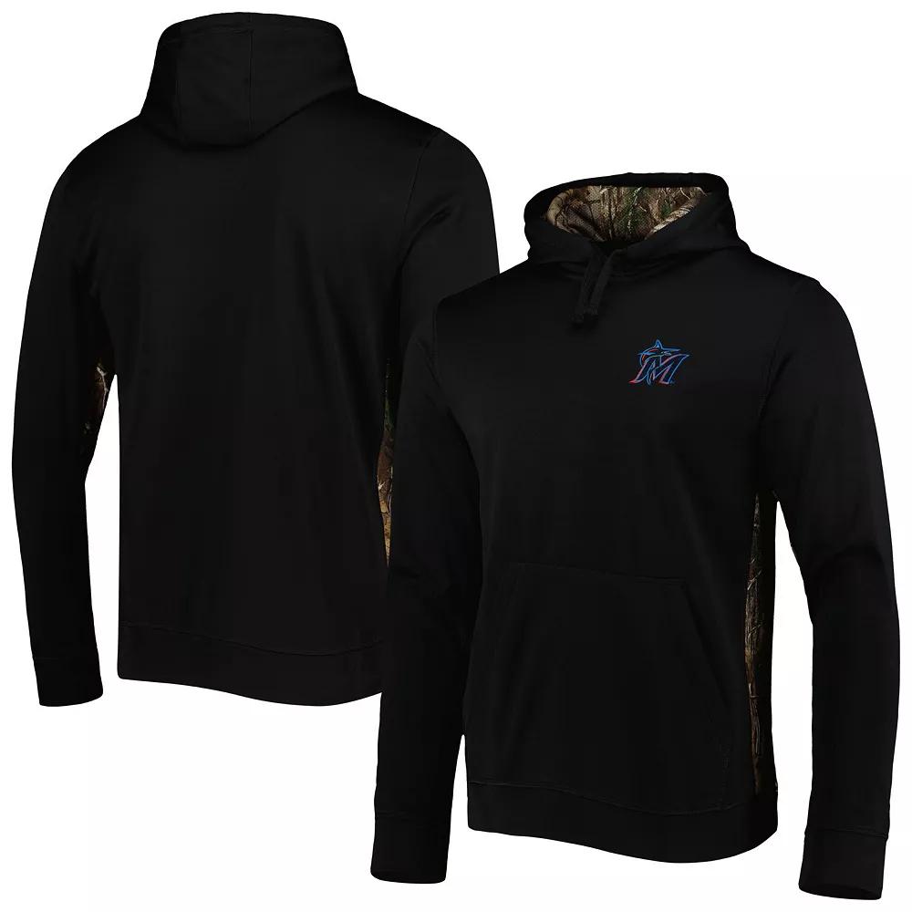 Men's Dunbrooke Black/Camo Miami Marlins Ranger Pullover Hoodie, Size: XL Product Image