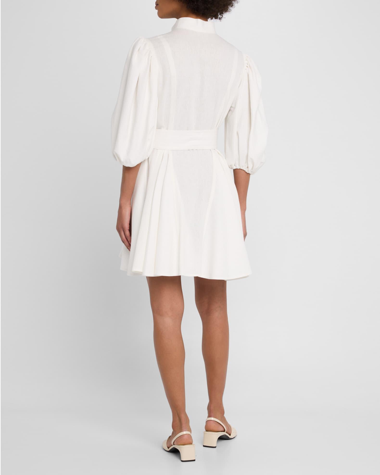 Bromelia Linen Mini Shirtdress Product Image