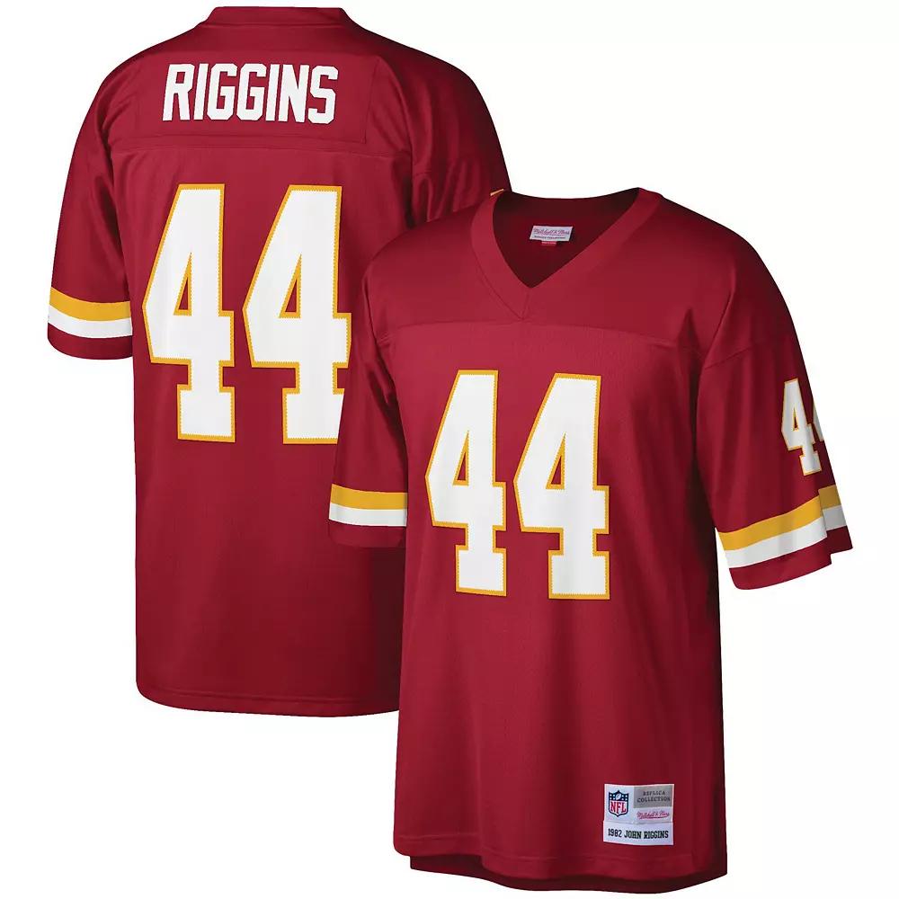 Men's Mitchell & Ness John Riggins Burgundy Washington Football Team Legacy Replica Jersey,  Product Image