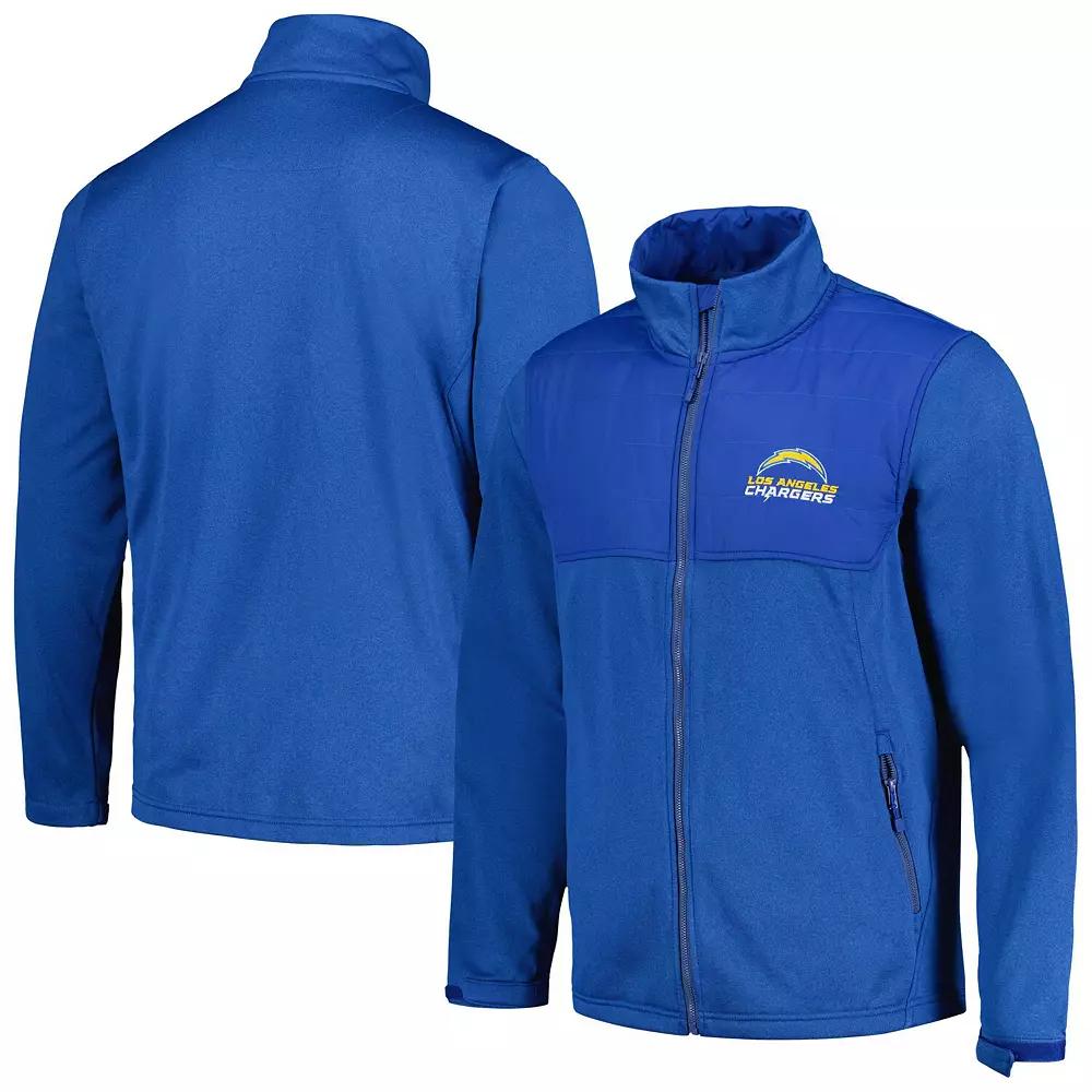 Men's Dunbrooke Powder Blue Los Angeles Chargers Explorer Tech Full-Zip Jacket, Size: XL, Light Product Image