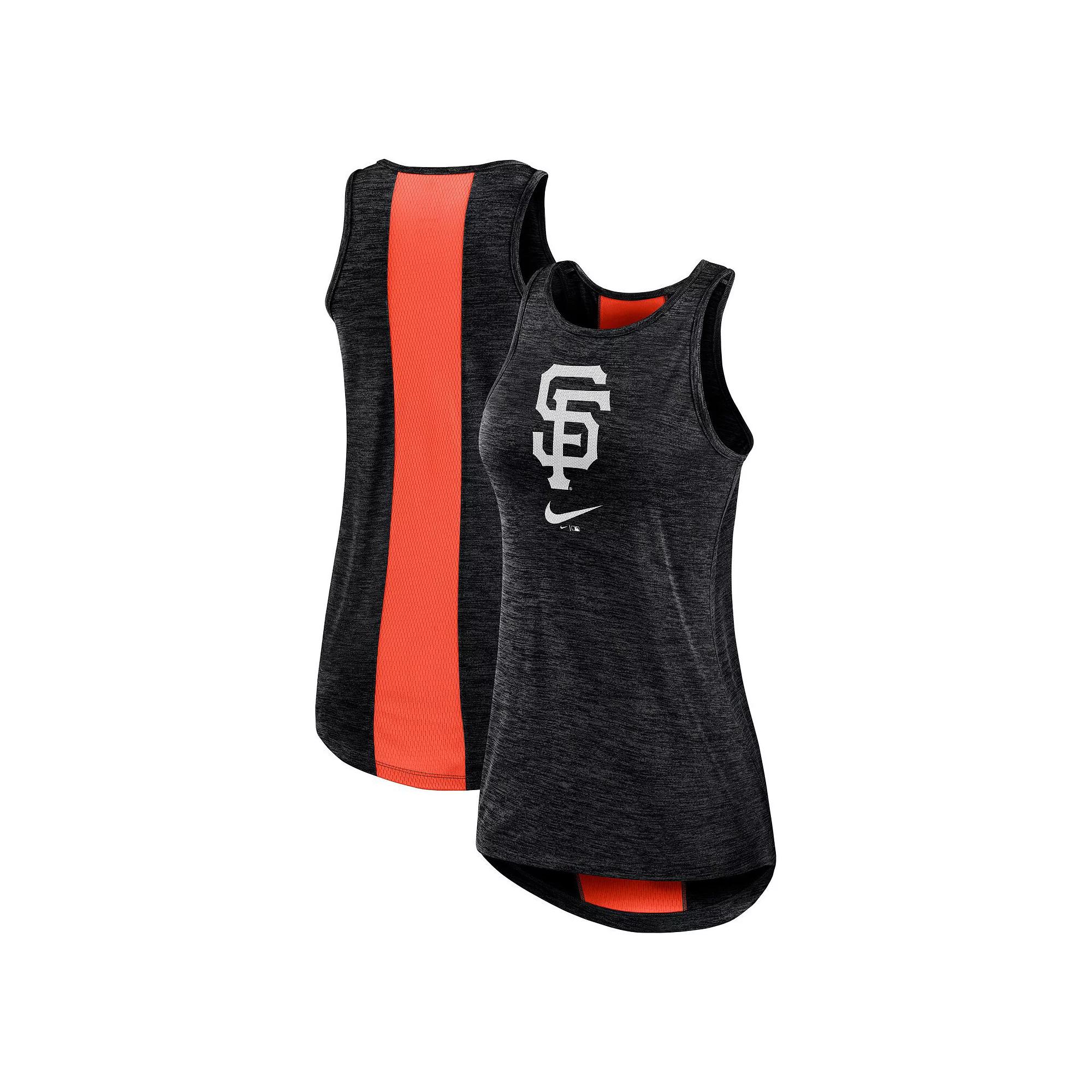 Women's Nike Black San Francisco Giants Right Mix High Neck Tank Top,  Product Image