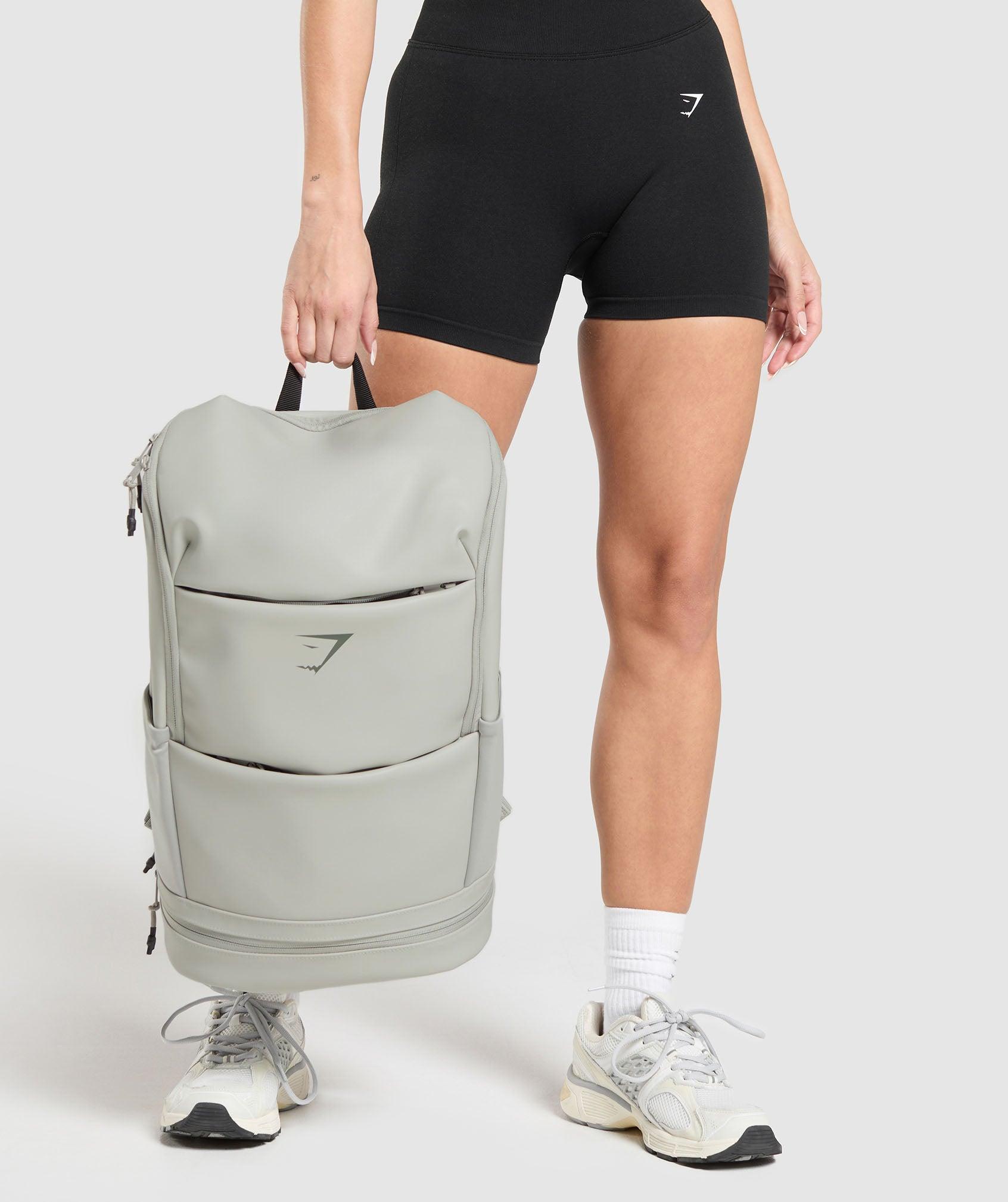 Gymshark Sleek Backpack - Stone Grey Unisex Product Image