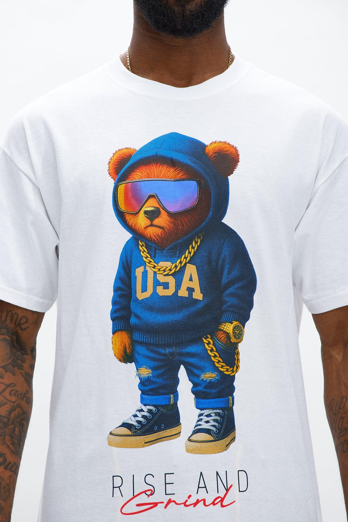 Rise And Grind Life Short Sleeve Tee - White Product Image