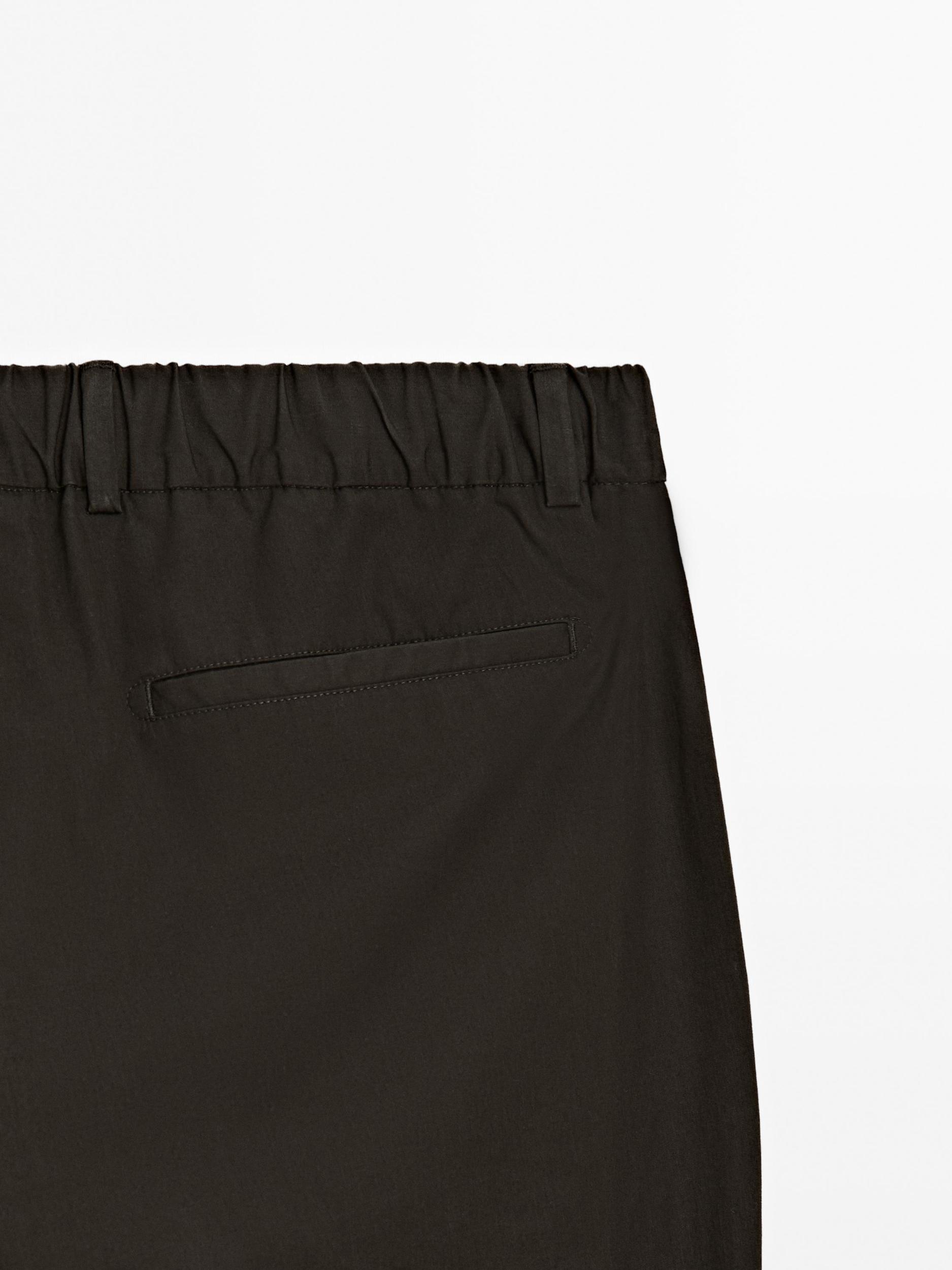 Semi-jogger fit trousers Product Image