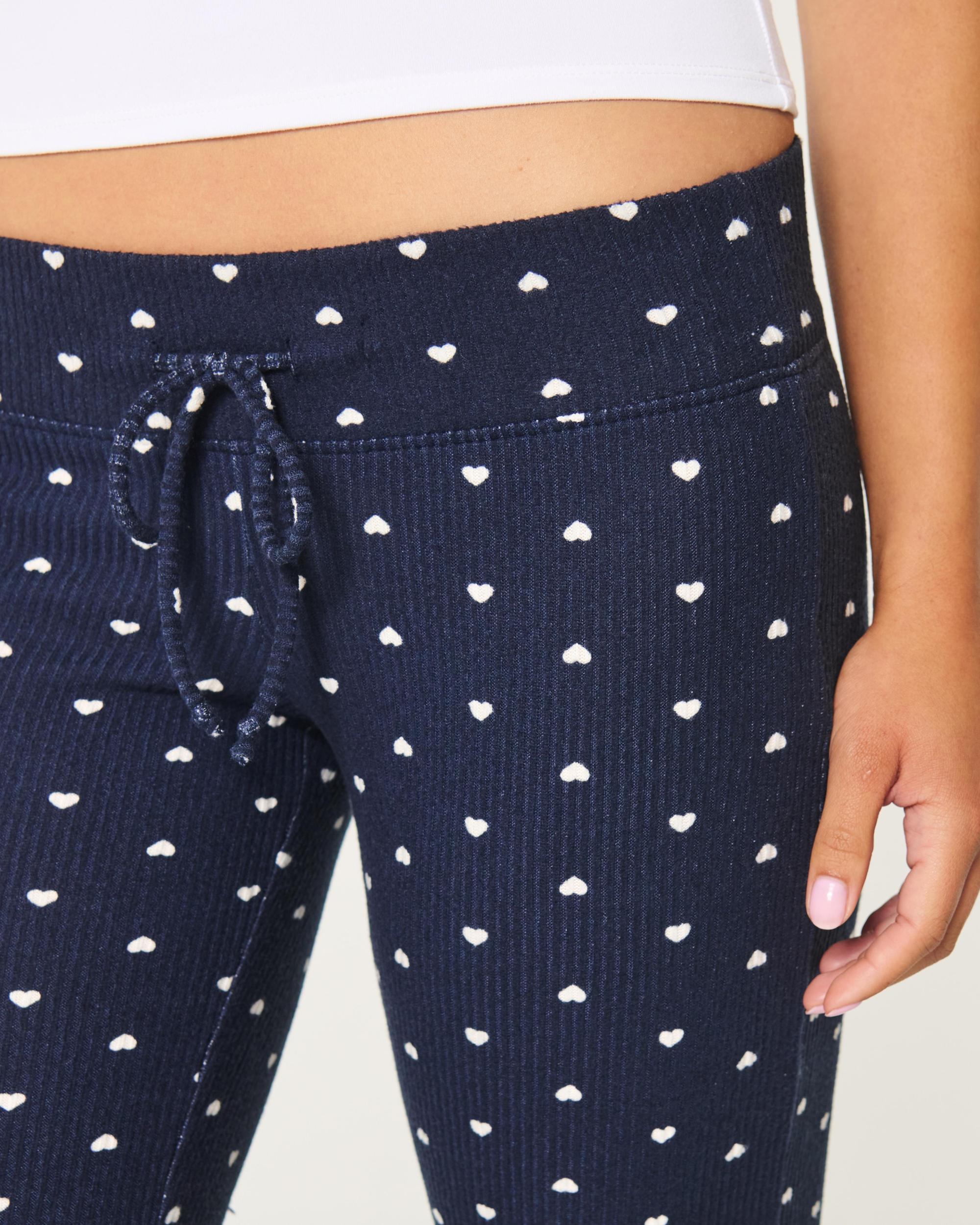 Cozy Ribbed Flare Pants Product Image