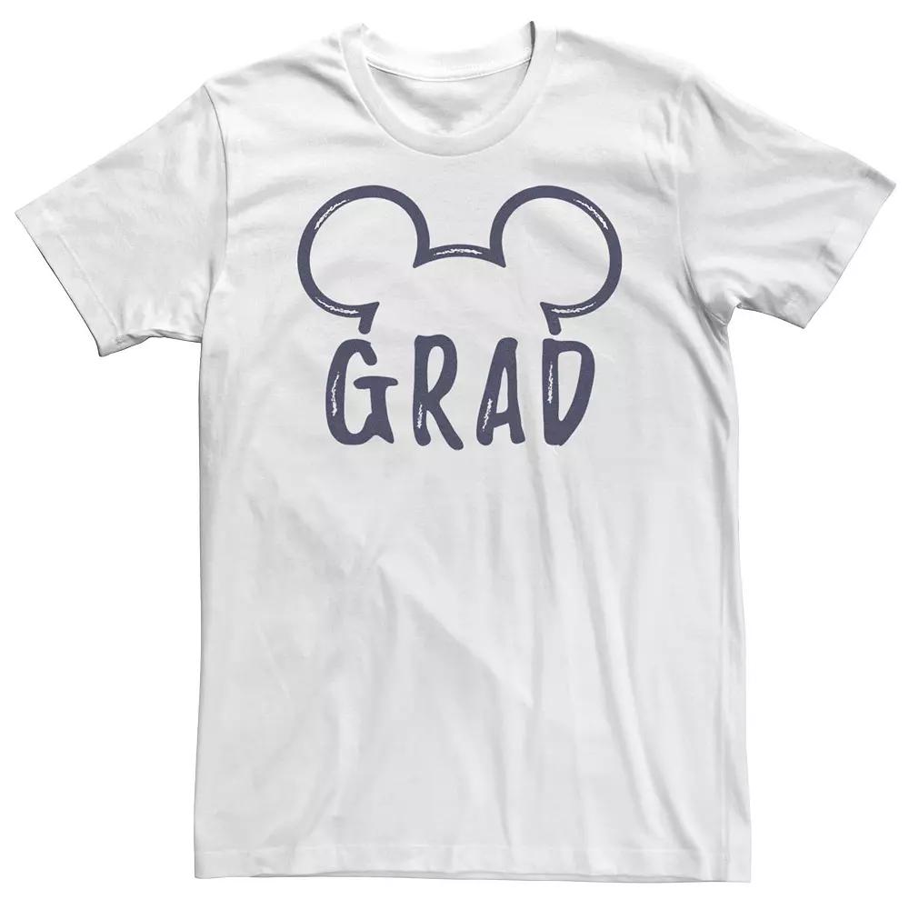 Big & Tall Disney Mickey Classic Mickey Mouse Ears Grad Graphic Tee, Men's,  Product Image
