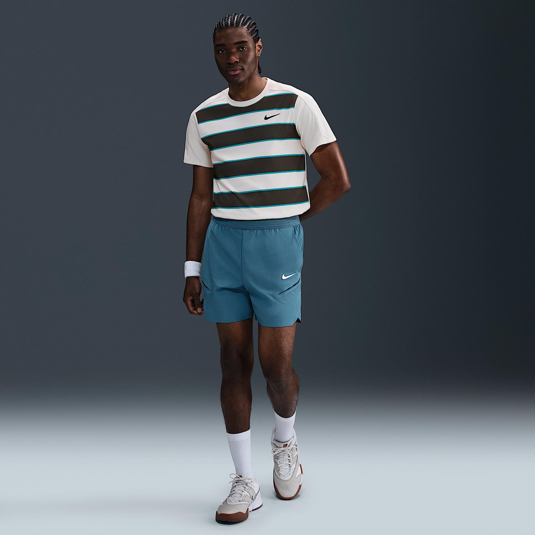 Nike Mens Court Slam Dri-FIT ADV Tennis Top | HM6710-353 Product Image