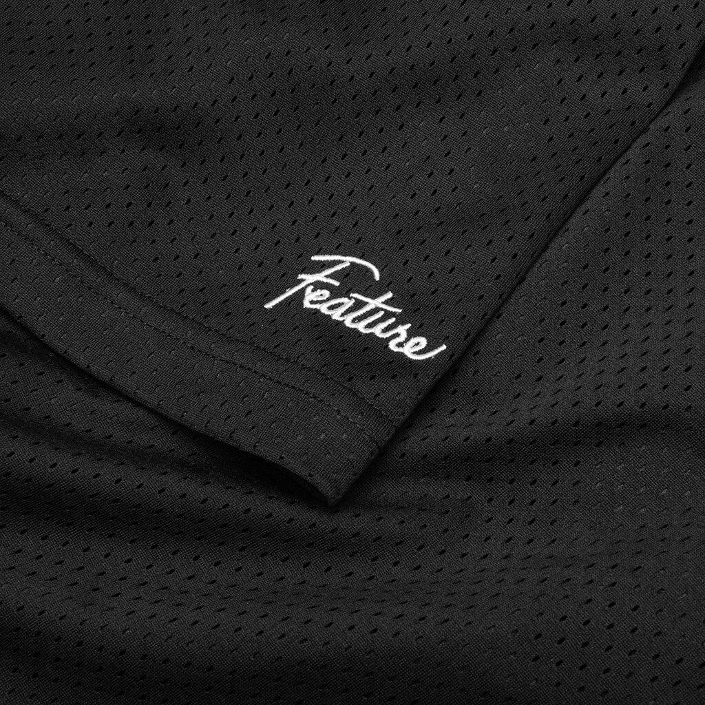 West Mesh Shorts - Black Male Product Image