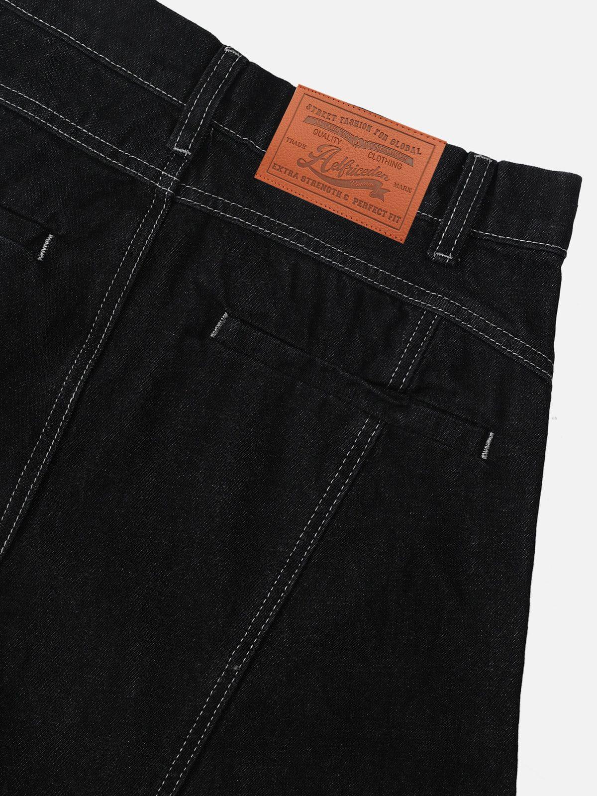 Aelfric Eden Wrinkle Baggy Barrel Jeans Product Image