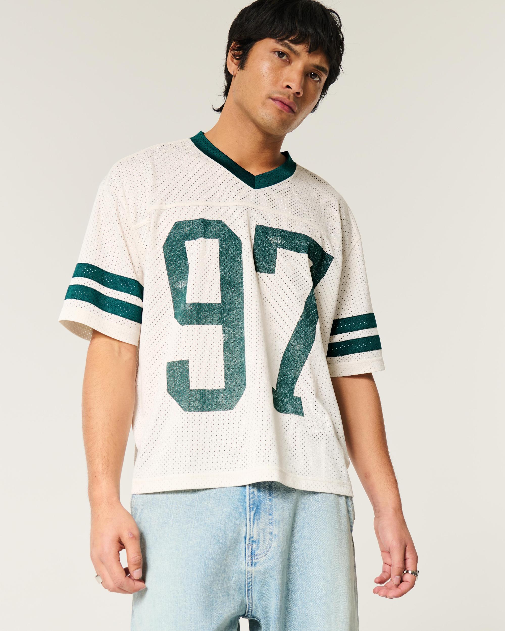 Boxy Crop Athletic Graphic Jersey Product Image