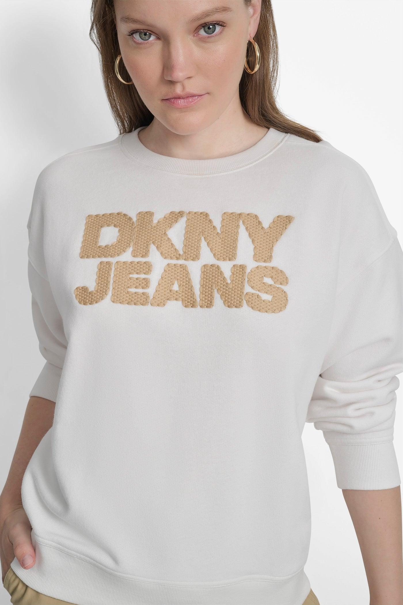 STACKED BASKETWEAVE LOGO SWEATSHIRT Product Image