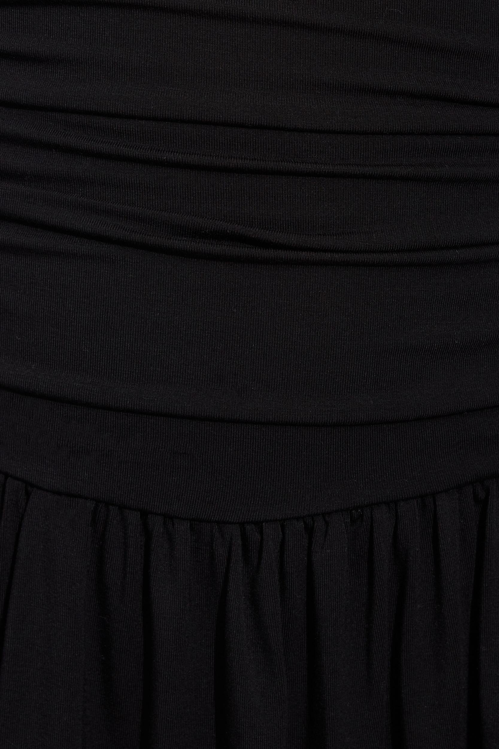 Flirty Hem Tube Romper Dress Product Image