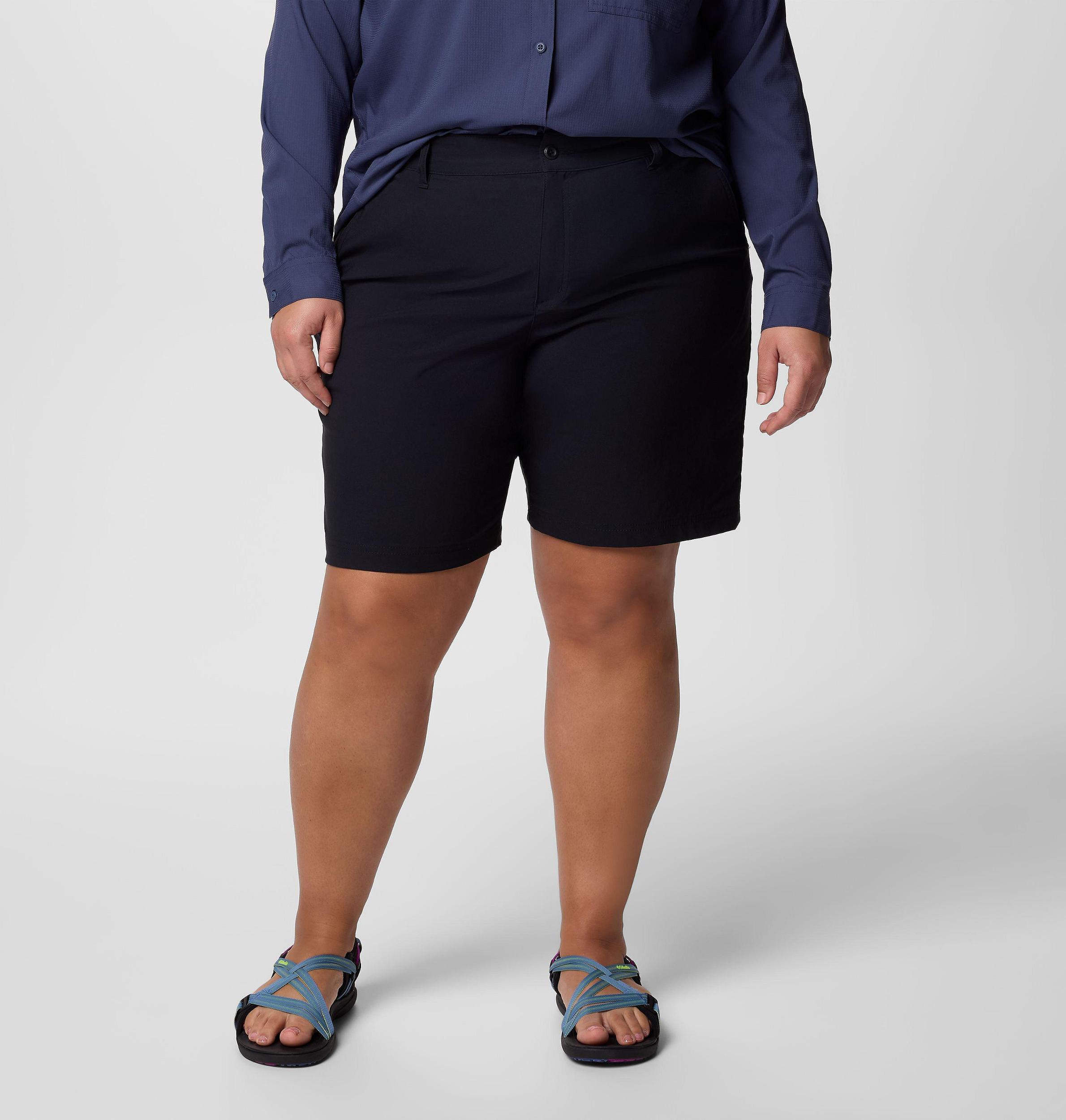 Columbia Womens Leslie Falls Long Shorts II - Plus Size- Product Image