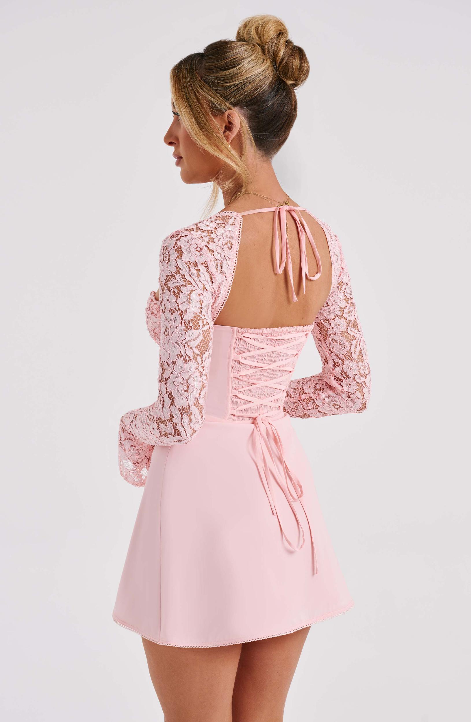 Jacinta Mini Dress - Blush Product Image
