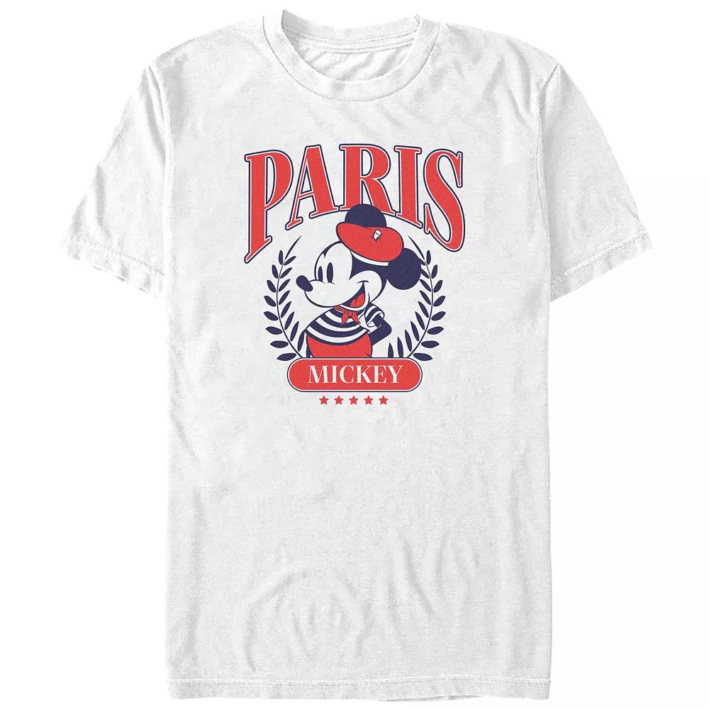 Disney's Mickey Mouse Paris Mouse Big & Tall Graphic Tee, Men's,  Product Image
