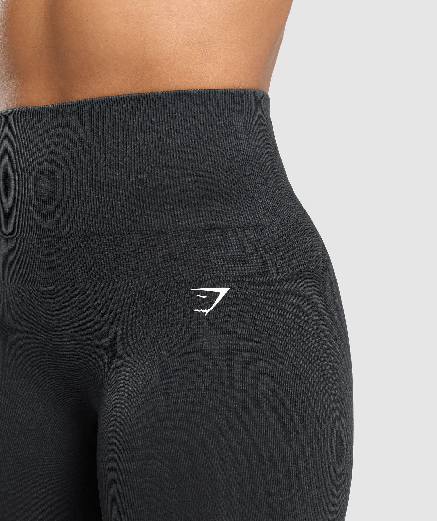 Gymshark Gains Seamless Leggings - Black Female Product Image
