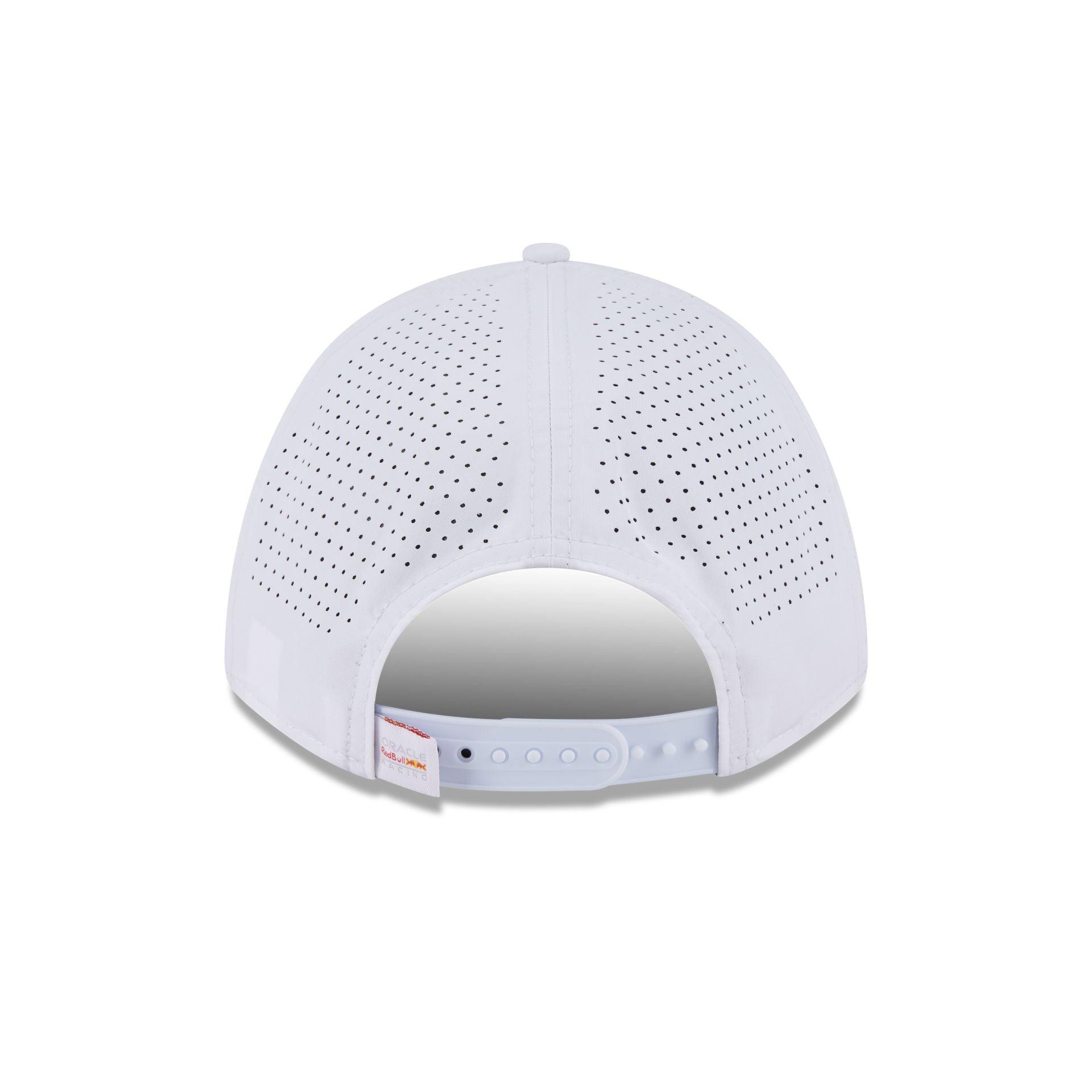 Oracle Red Bull Racing Optic White 9FORTY M-Crown A-Frame Snapback Hat Male Product Image