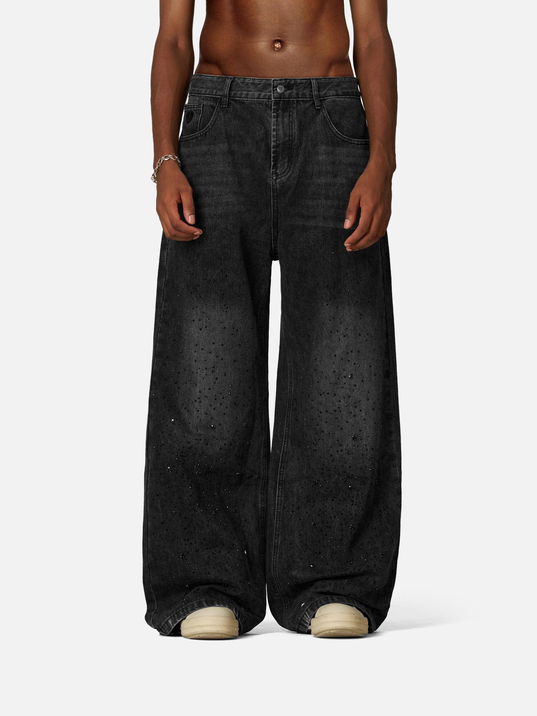 Aelfric Eden Rhinestone Baggy Jeans Product Image